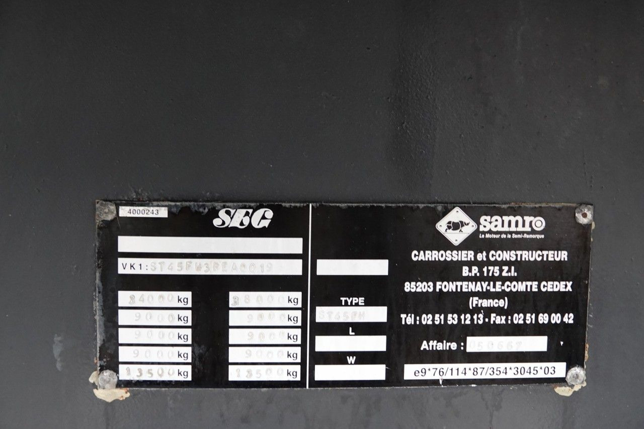 Semi-remorque plateau neuf Schmitz Cargobull NACZEPA PLATFORMA / MOCNA PODŁOGA / OSIE SAF: photos 19 Semi-remorque plateau neuf Schmitz Cargobull NACZEPA PLATFORMA / MOCNA PODŁOGA / OSIE SAF: photos 19