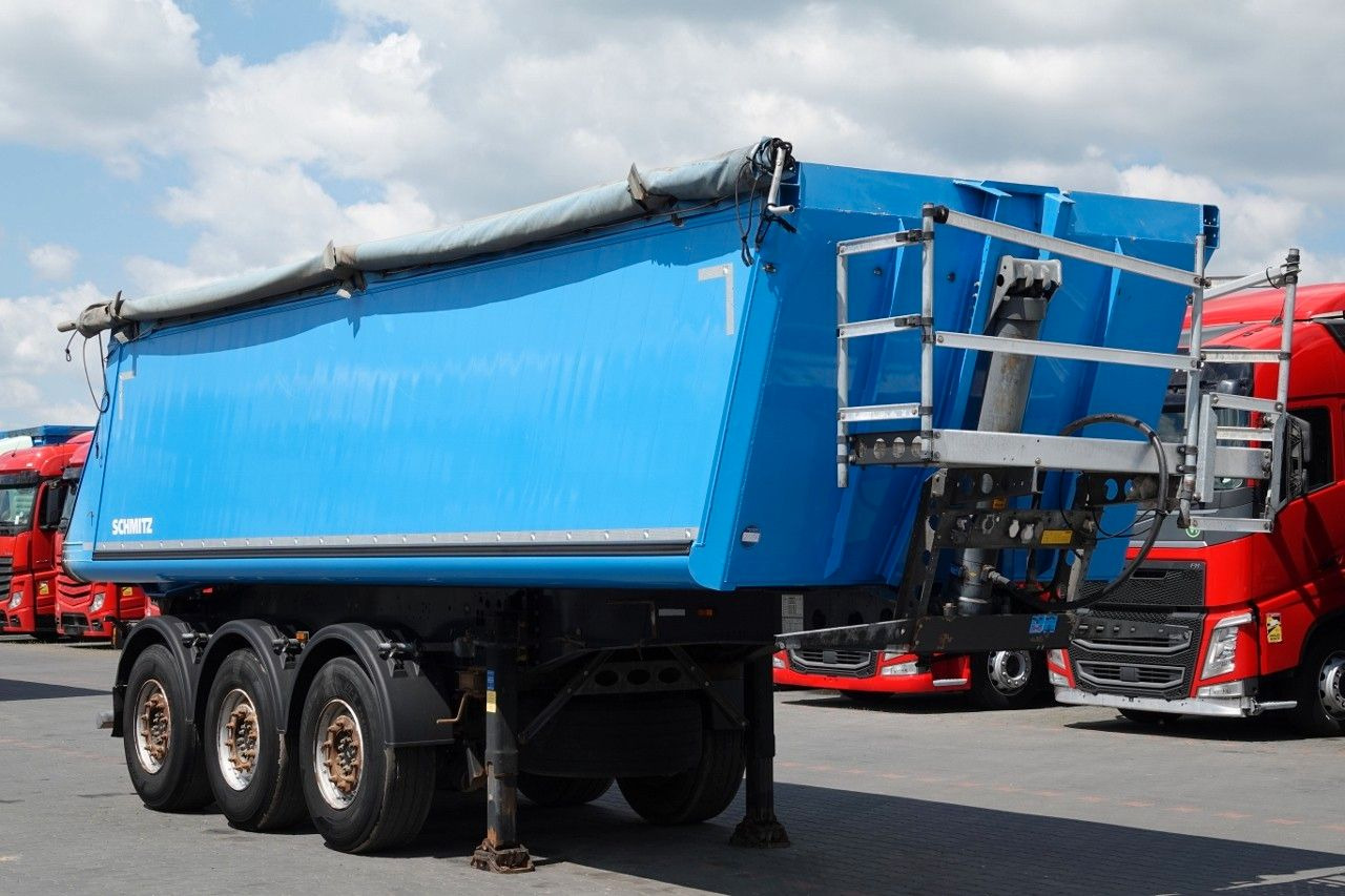 Schmitz Cargobull WYWROTKA 28 M3 / ALUMINIOWA / OŚ PODNOSZONA - Semi-remorque benne: photos 1 Schmitz Cargobull WYWROTKA 28 M3 / ALUMINIOWA / OŚ PODNOSZONA - Semi-remorque benne: photos 1