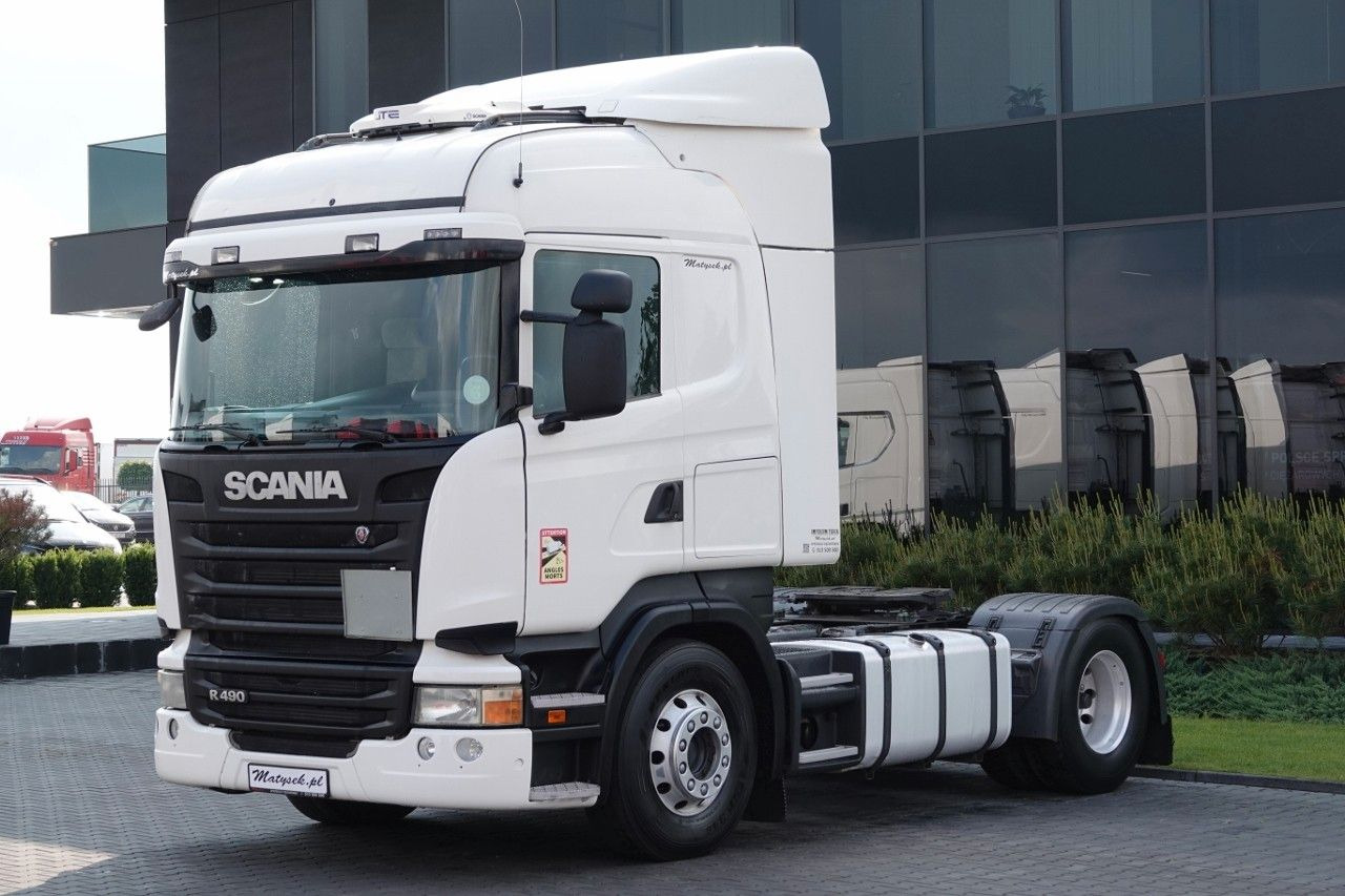 Scania R 490 / RETARDER / I-PARK COOL / HIGHLINE / ALUF - Tracteur routier: photos 1 Scania R 490 / RETARDER / I-PARK COOL / HIGHLINE / ALUF - Tracteur routier: photos 1