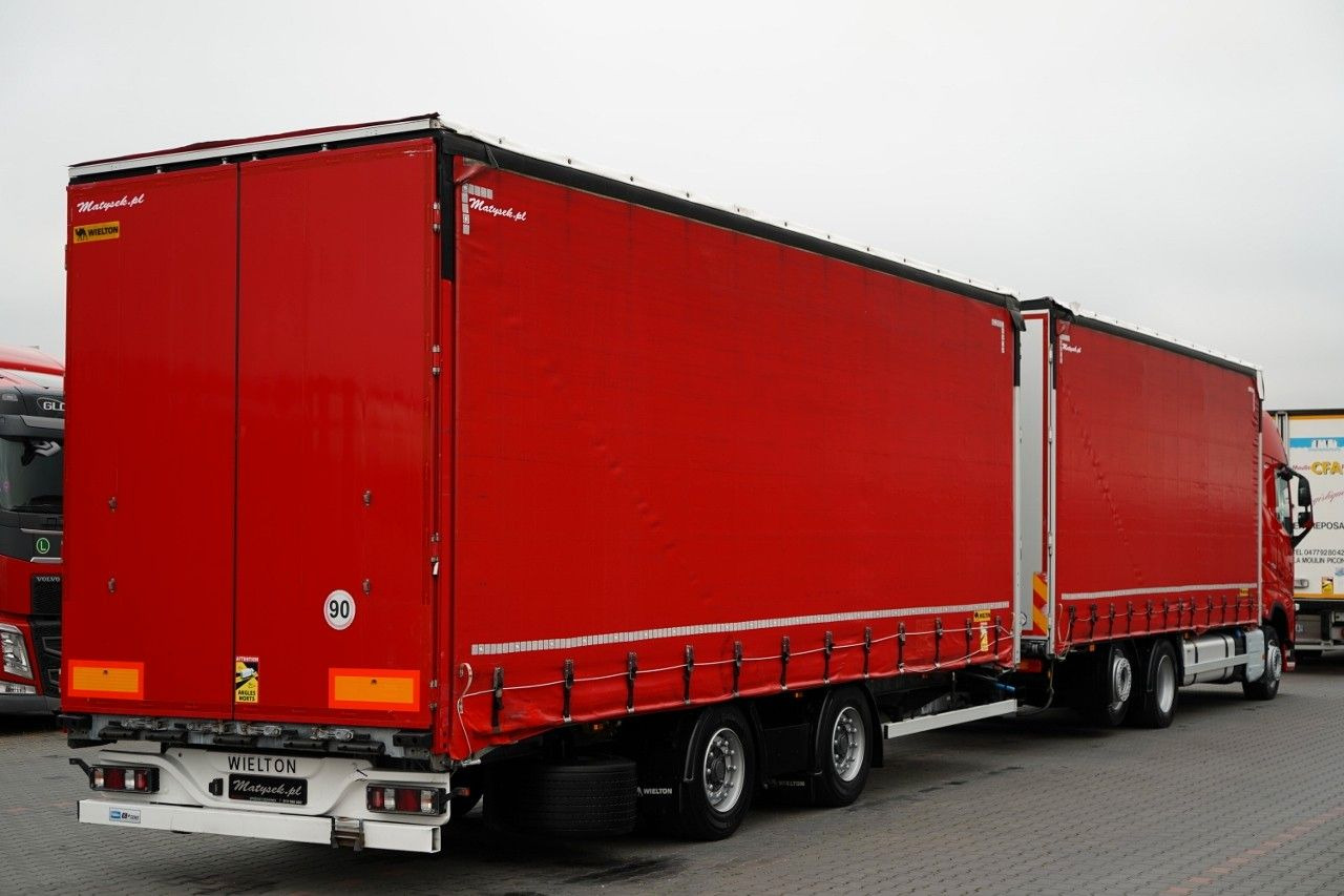 Volvo FH 460 / I-SAVE / ZESTAW TANDEM 120 M3 / PRZEJAZ - Camion à rideaux coulissants: photos 3 Volvo FH 460 / I-SAVE / ZESTAW TANDEM 120 M3 / PRZEJAZ - Camion à rideaux coulissants: photos 3
