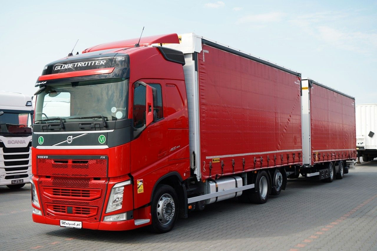 Volvo FH 460 / ZESTAW TANDEM / PRZEJAZDOWY / MEGA / I- - Camion à rideaux coulissants: photos 1 Volvo FH 460 / ZESTAW TANDEM / PRZEJAZDOWY / MEGA / I- - Camion à rideaux coulissants: photos 1