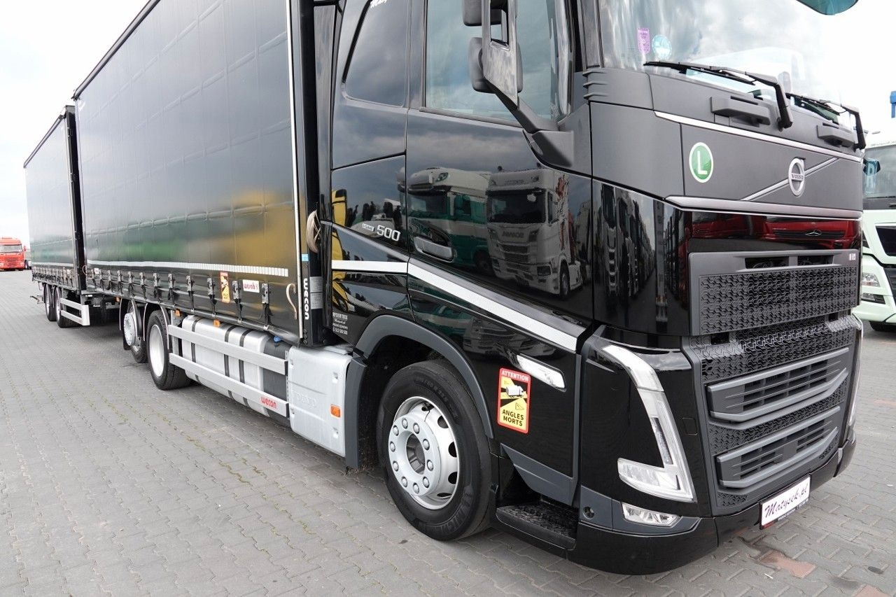 Volvo FH 500 / I-SAVE / XL / ZESTAW TANDEM PRZEJAZDOW - Camion à rideaux coulissants: photos 5 Volvo FH 500 / I-SAVE / XL / ZESTAW TANDEM PRZEJAZDOW - Camion à rideaux coulissants: photos 5