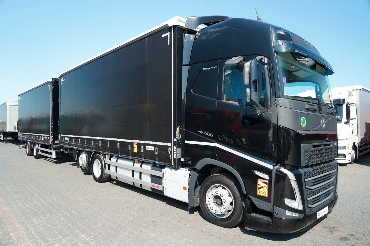 Volvo FH 500 / I-SAVE / XL / ZESTAW TANDEM PRZEJAZDOWY - Camion à rideaux coulissants: photos 5 Volvo FH 500 / I-SAVE / XL / ZESTAW TANDEM PRZEJAZDOWY - Camion à rideaux coulissants: photos 5