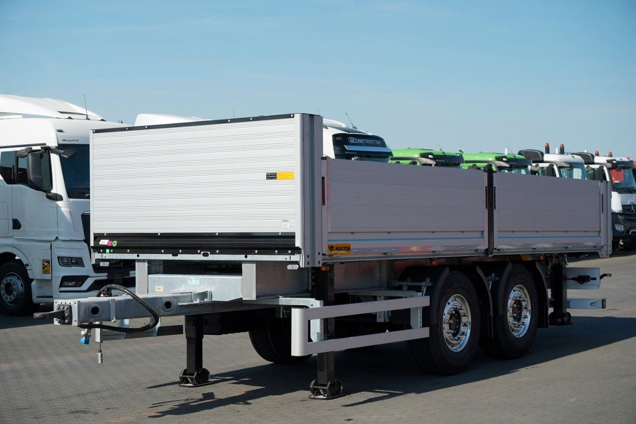 Wielton NACZEPA BURTOWA / DO BUDOWLANKI / NOWA / 2025 R - Semi-remorque plateau: photos 1 Wielton NACZEPA BURTOWA / DO BUDOWLANKI / NOWA / 2025 R - Semi-remorque plateau: photos 1