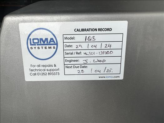 Machine agroalimentaire Loma IQ3 Metal detector checkweigher: photos 9