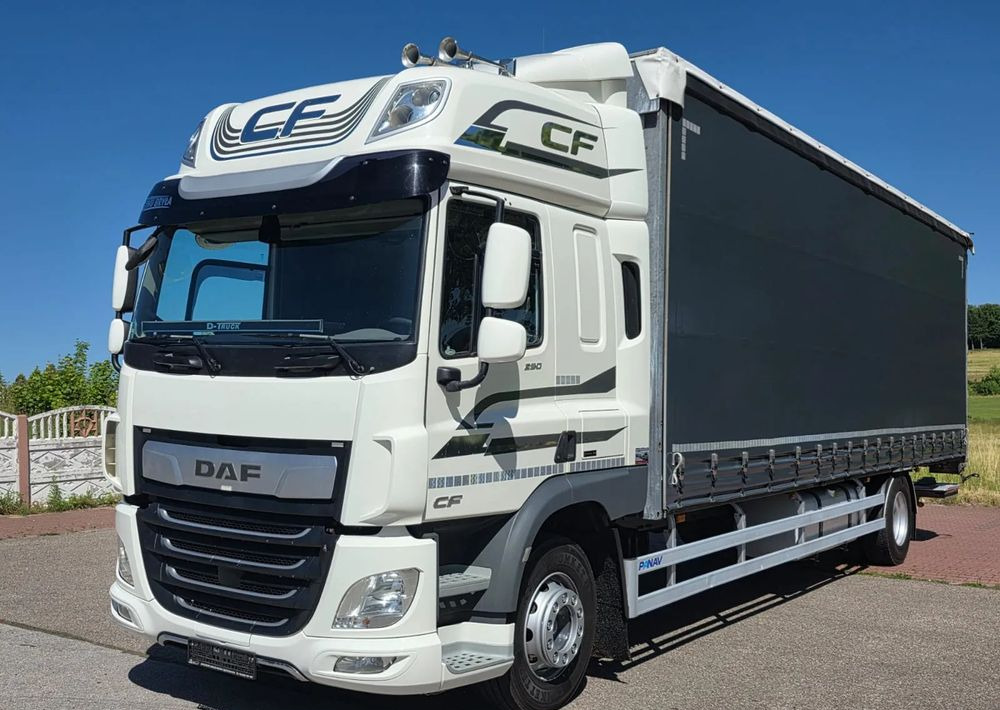 DAF CF290/CF320/FIRANKA/WINDA DHOLLANDIA / E6/JEDEN WŁAŚCICIEL/SPROWADZONY/22PALETY/2019/PODNOSZONY DACH/ JAK NOWY - Camion à rideaux coulissants: photos 2 DAF CF290/CF320/FIRANKA/WINDA DHOLLANDIA / E6/JEDEN WŁAŚCICIEL/SPROWADZONY/22PALETY/2019/PODNOSZONY DACH/ JAK NOWY - Camion à rideaux coulissants: photos 2