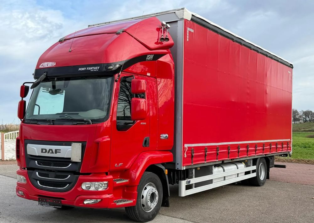 DAF LF 260 / WINDA / 16TON DMC / 3M WYSOKOŚĆ / JUMBO / FIRANKA / SYPIALKA / AUTOMAT / JEDEN WŁAŚCICIE / EURO 6 / 2017/ SPROWADZONY / 19 PALET / DUŻA ŁADOWNOŚĆ / - Camion à rideaux coulissants: photos 1 DAF LF 260 / WINDA / 16TON DMC / 3M WYSOKOŚĆ / JUMBO / FIRANKA / SYPIALKA / AUTOMAT / JEDEN WŁAŚCICIE / EURO 6 / 2017/ SPROWADZONY / 19 PALET / DUŻA ŁADOWNOŚĆ / - Camion à rideaux coulissants: photos 1