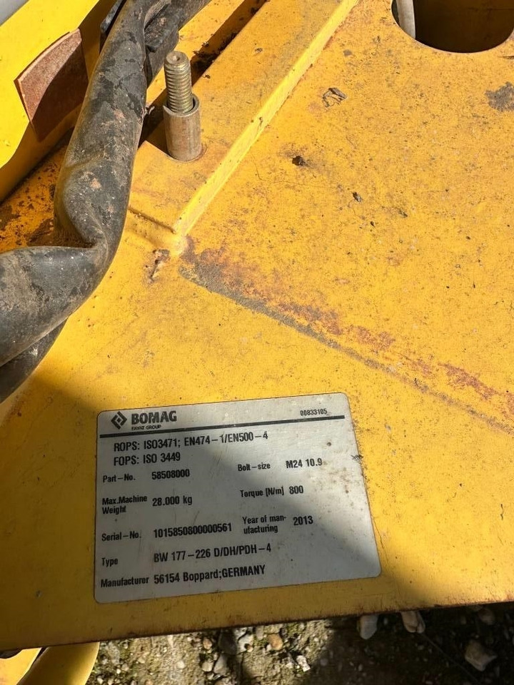 Bomag BW 177-226 D/DH CABIN - Cabine pour Engins de chantier: photos 4 Bomag BW 177-226 D/DH CABIN - Cabine pour Engins de chantier: photos 4