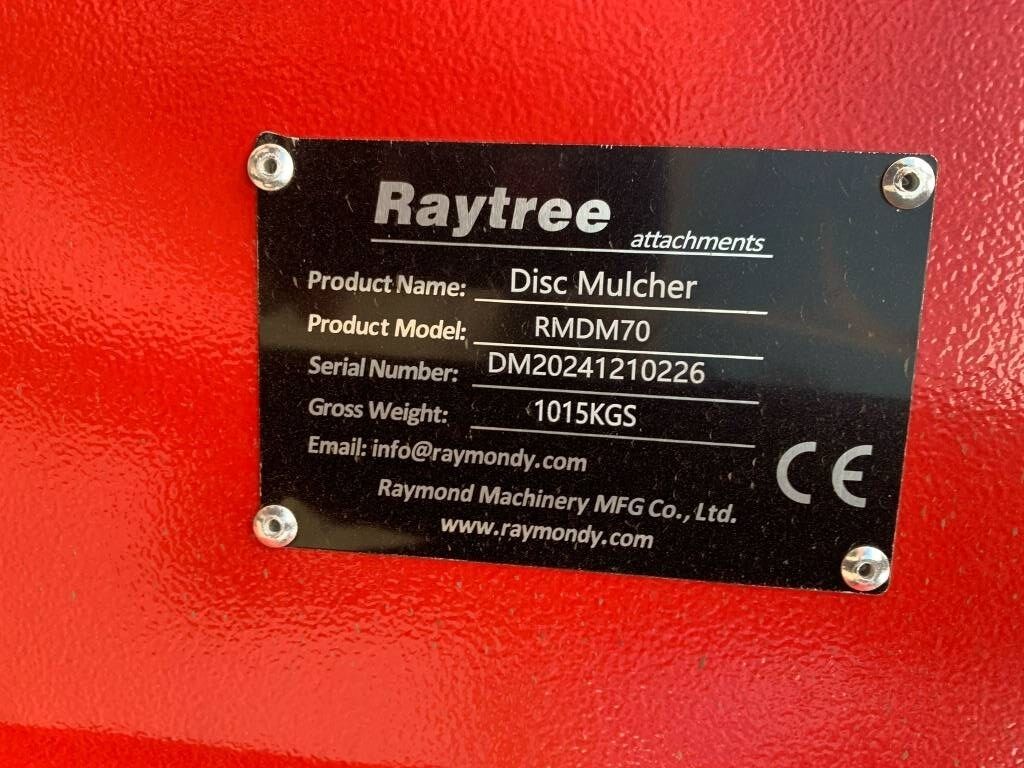 Raytree RMDM70 Mulcher Raytree RMDM70 Mulcher - Broyeur forestier: photos 4 Raytree RMDM70 Mulcher Raytree RMDM70 Mulcher - Broyeur forestier: photos 4