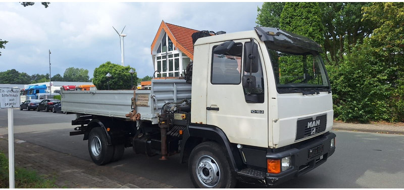 MAN 10.163 Kipper mit Kran+Greifer - Camion benne: photos 4 MAN 10.163 Kipper mit Kran+Greifer - Camion benne: photos 4