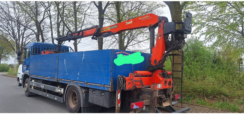 MAN 18.310 Pritsche mit Kran - Camion plateau, Camion grue: photos 3 MAN 18.310 Pritsche mit Kran - Camion plateau, Camion grue: photos 3