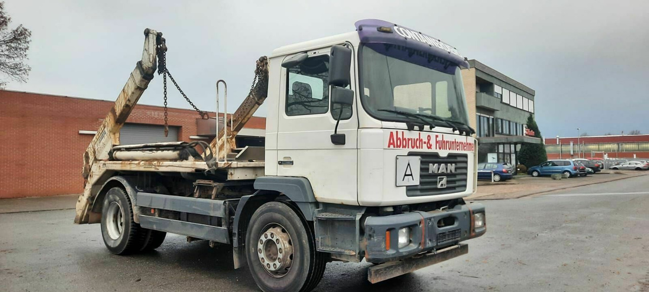 MAN ME 18.250PS Absetzkipper Meiller/Aufbau /Tele - Camion benne: photos 1 MAN ME 18.250PS Absetzkipper Meiller/Aufbau /Tele - Camion benne: photos 1