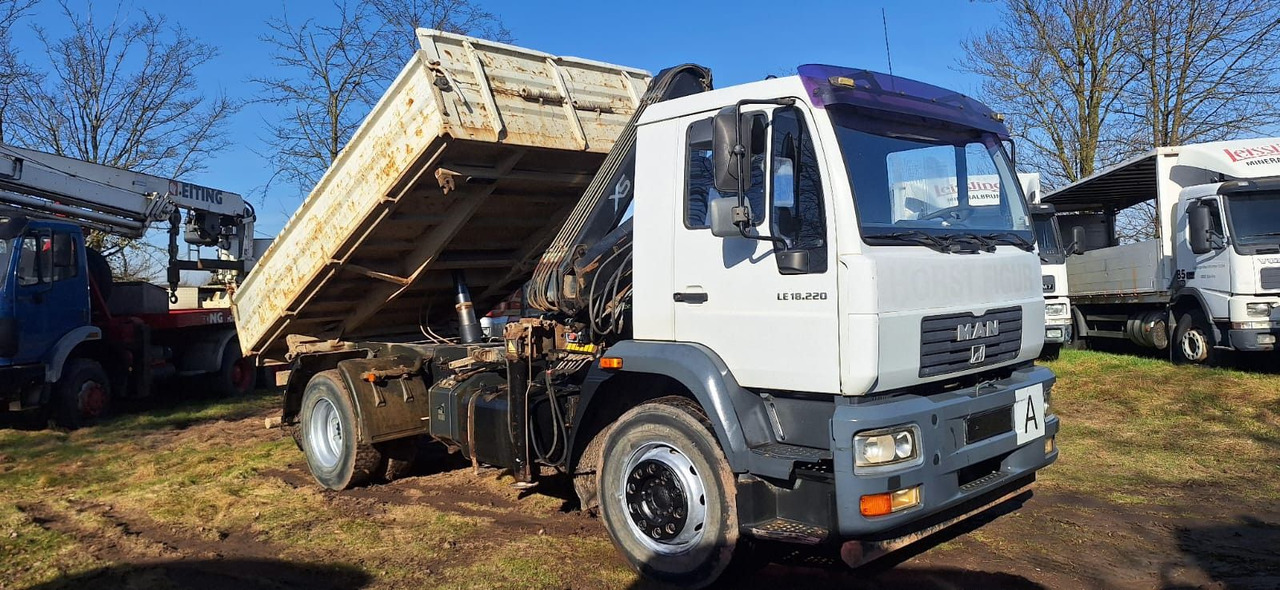 MAN TGM 18.220 4x2 3.S-Kipper mit Kran - Camion benne, Camion grue: photos 4 MAN TGM 18.220 4x2 3.S-Kipper mit Kran - Camion benne, Camion grue: photos 4