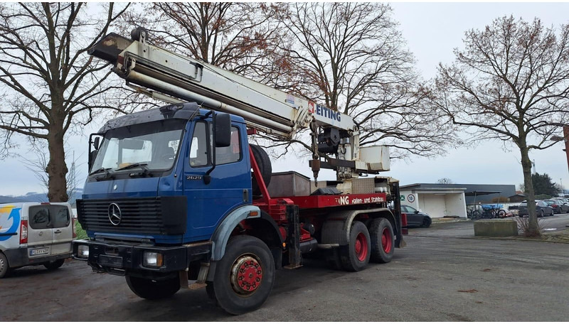 Mercedes-Benz 2629 AK Motorwagen mit Kran 6x6 - Camion grue: photos 3 Mercedes-Benz 2629 AK Motorwagen mit Kran 6x6 - Camion grue: photos 3