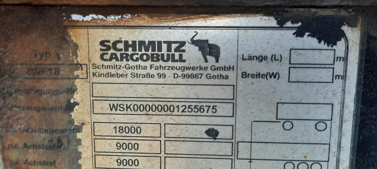 Schmitz Cargobull Containeranhänger mit Container - Remorque fourgon: photos 2 Schmitz Cargobull Containeranhänger mit Container - Remorque fourgon: photos 2