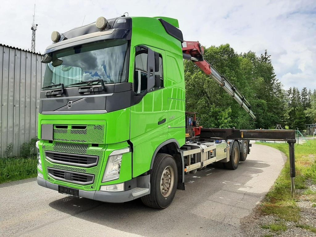 Volvo FH500 6X2 PALIFT + HMF 2120 K5  - Camion ampliroll: photos 1 Volvo FH500 6X2 PALIFT + HMF 2120 K5  - Camion ampliroll: photos 1
