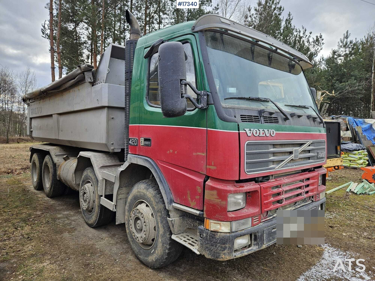 2000 Volvo 420 8x4 - Camion benne: photos 3 2000 Volvo 420 8x4 - Camion benne: photos 3