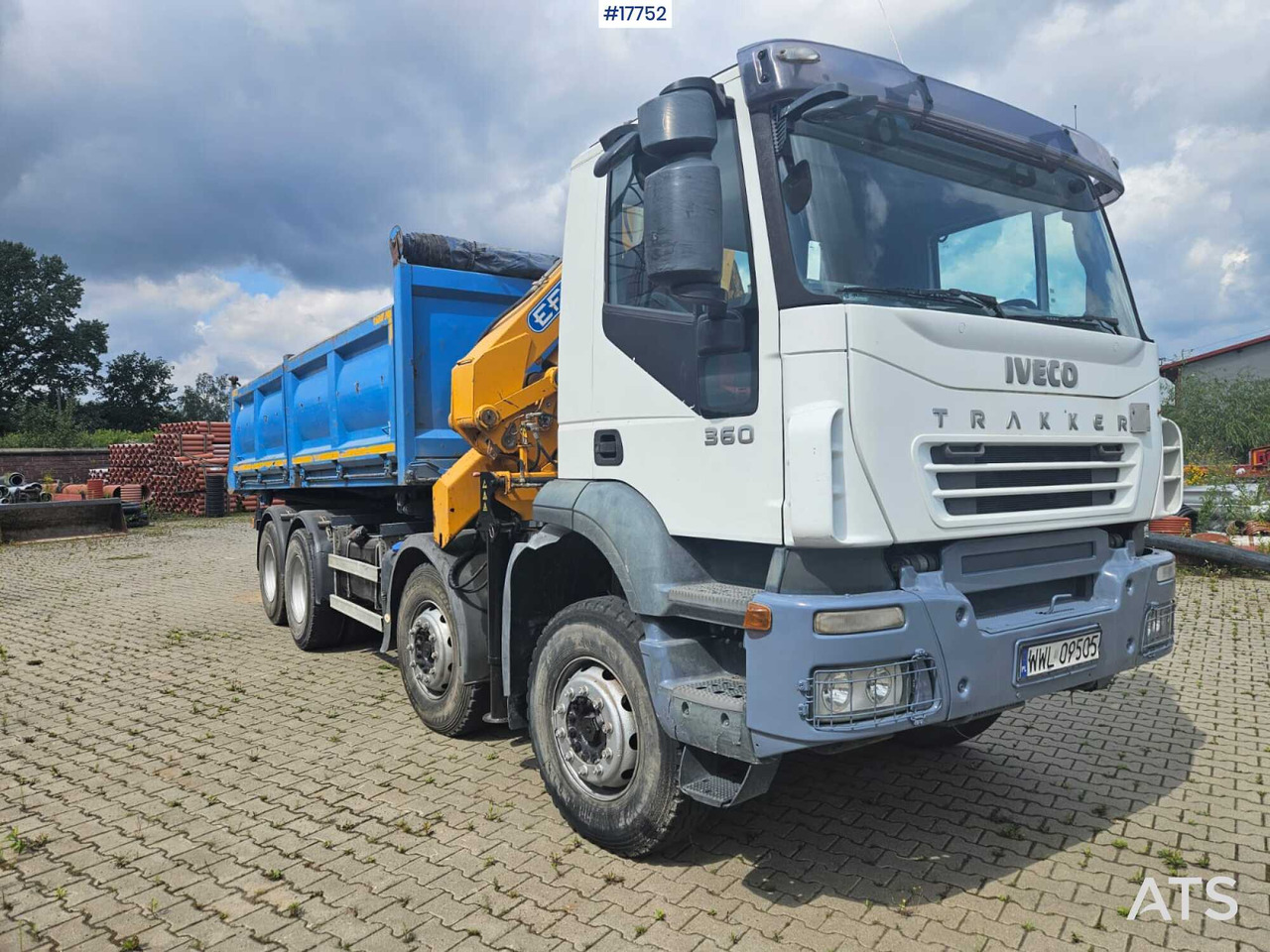 2007 Iveco Trakker +EFFER 210 3s - Camion grue, Camion benne: photos 4 2007 Iveco Trakker +EFFER 210 3s - Camion grue, Camion benne: photos 4