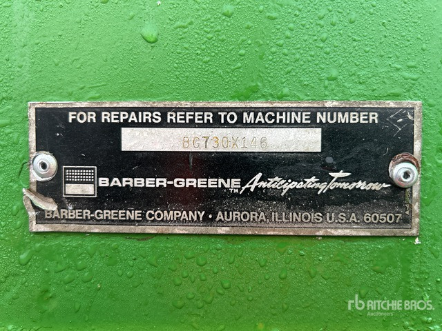 1987 Barber-Greene BG 730 Road Widener - Finisseur: photos 3 1987 Barber-Greene BG 730 Road Widener - Finisseur: photos 3