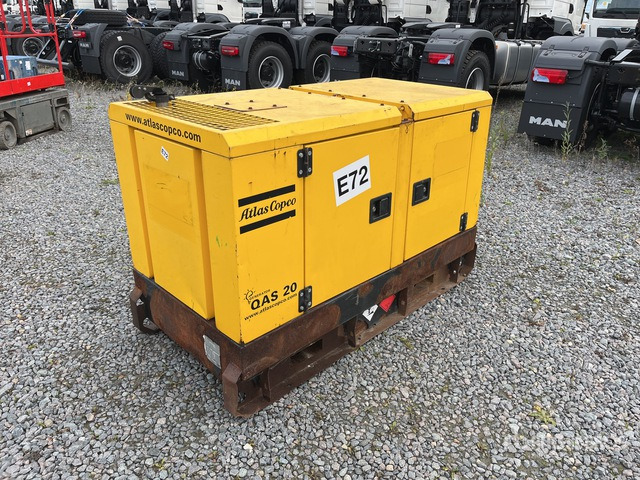 2011 Atlas Copco QAS20KDS 19 kVA Skid-Mounted Generator Set - Groupe électrogène: photos 2 2011 Atlas Copco QAS20KDS 19 kVA Skid-Mounted Generator Set - Groupe électrogène: photos 2