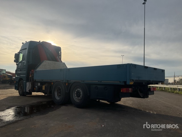 2012 Mercedes-Benz Actros 930.20 2012 HMF 3000-K3 Articulated Bo ... Flatbed Truck with Crane - Camion plateau, Camion grue: photos 3 2012 Mercedes-Benz Actros 930.20 2012 HMF 3000-K3 Articulated Bo ... Flatbed Truck with Crane - Camion plateau, Camion grue: photos 3