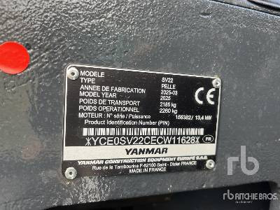 YANMAR SV22CR BL P4M C (Unused) - Mini pelle: photos 2 YANMAR SV22CR BL P4M C (Unused) - Mini pelle: photos 2