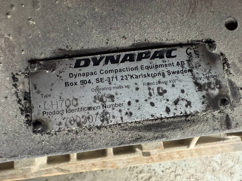 Dynapac LH 700 - Plaque vibrante: photos 5 Dynapac LH 700 - Plaque vibrante: photos 5