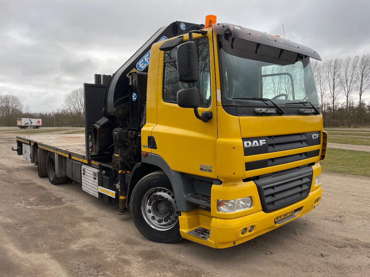DAF 85.410 Met Effer 470 6s laadkraan ladekran loadercrane crane palfinger hiab - Camion grue: photos 5 DAF 85.410 Met Effer 470 6s laadkraan ladekran loadercrane crane palfinger hiab - Camion grue: photos 5