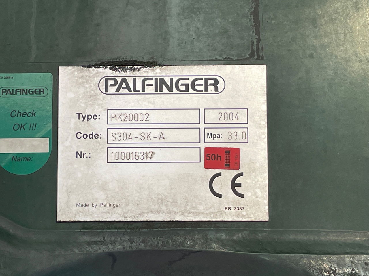 Camion plateau, Camion grue DAF CF 75.310 With Palfinger PK20002 crane: photos 11