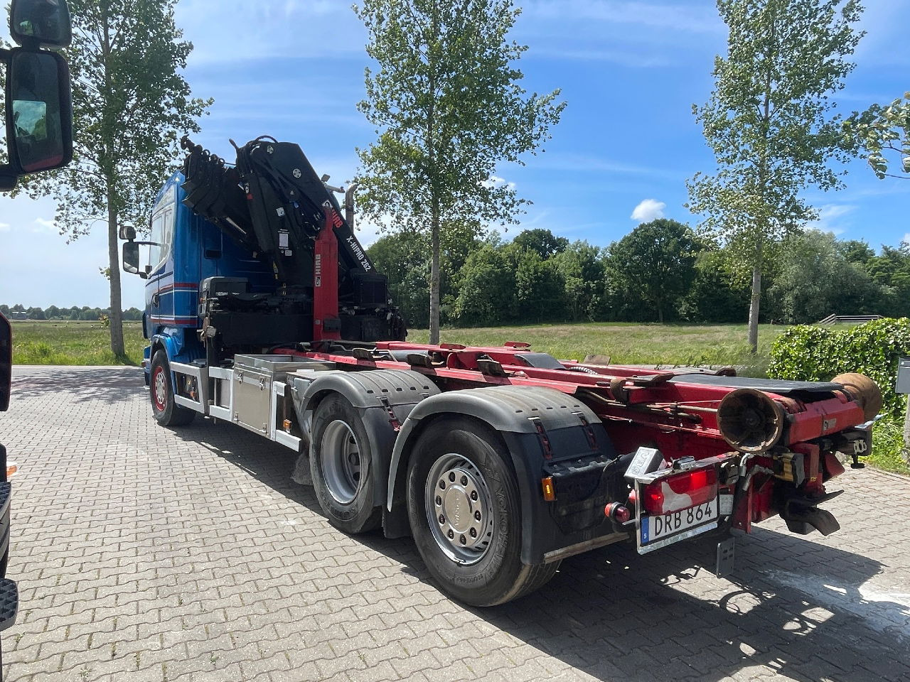 Scania R480 with hiab hookloader and hiab 262 EP5 with remote crane 2019 - Camion porte-conteneur/ Caisse mobile, Camion grue: photos 3 Scania R480 with hiab hookloader and hiab 262 EP5 with remote crane 2019 - Camion porte-conteneur/ Caisse mobile, Camion grue: photos 3