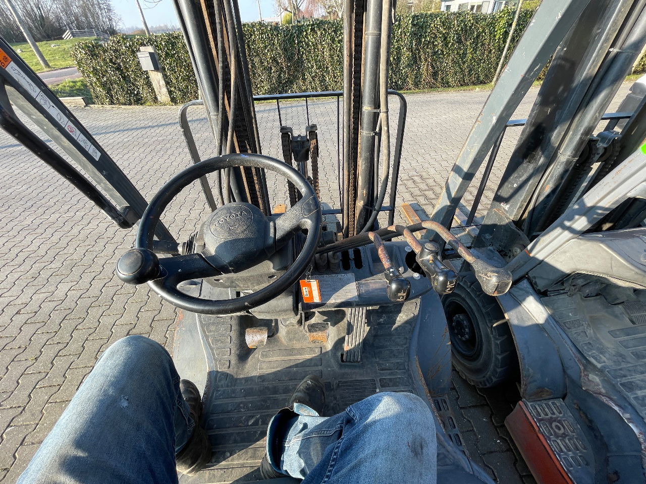 Chariot élévateur Toyota 02 8FDF25 2.5 ton triplo diesel heftruck: photos 19