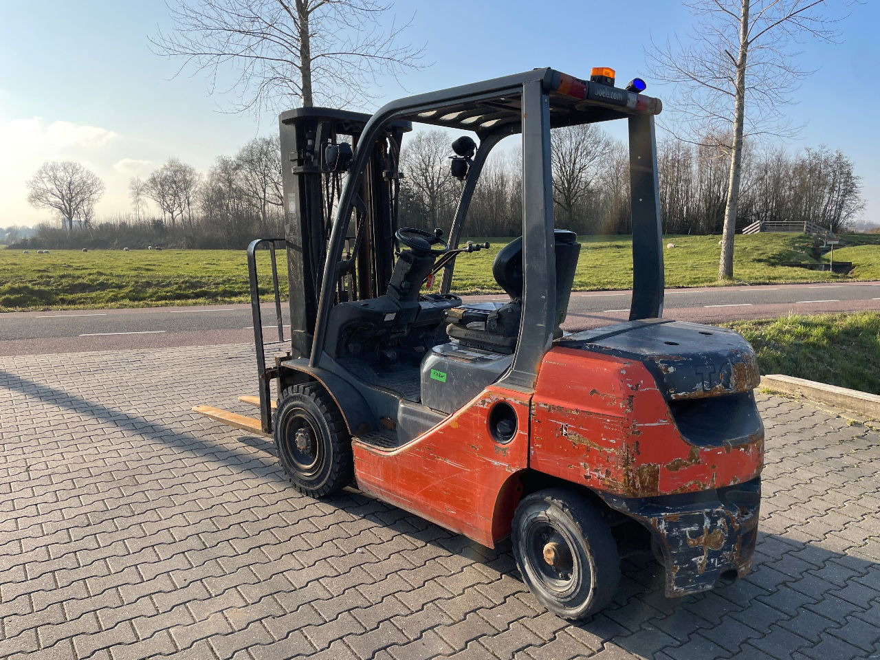Chariot élévateur Toyota 02 8FDF25 2.5 ton triplo diesel heftruck: photos 11