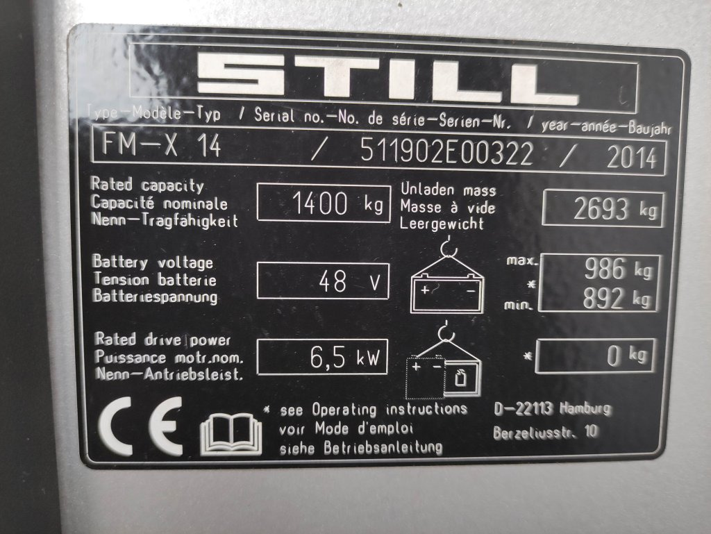 Chariot à mât rétractable Still FM-X-14: photos 6