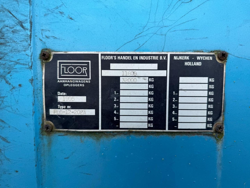 Floor FLO 12 202A 2 ASSEN, LAADKLEP. - Semi-remorque fourgon: photos 3 Floor FLO 12 202A 2 ASSEN, LAADKLEP. - Semi-remorque fourgon: photos 3