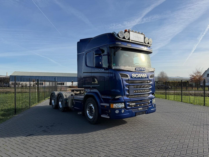 Scania R520 V8 6X4, BLAD/LUCHT, HYDRAULIEK, ALCOA. - Tracteur routier: photos 1 Scania R520 V8 6X4, BLAD/LUCHT, HYDRAULIEK, ALCOA. - Tracteur routier: photos 1