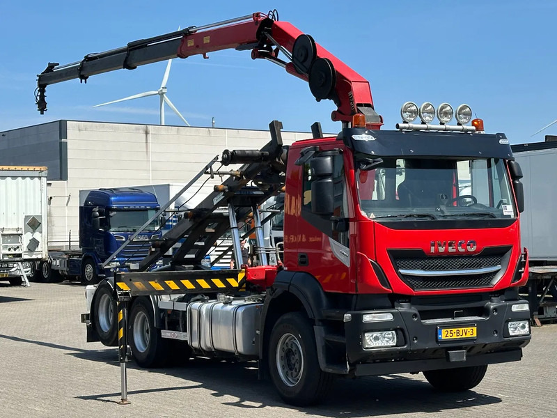 Iveco Stralis 400 6x2 HMF 1720 K3 Kraan Met 24T HTS Kabel Systeem / Rotator / Euro 6 - Camion - système de câble, Camion grue: photos 3 Iveco Stralis 400 6x2 HMF 1720 K3 Kraan Met 24T HTS Kabel Systeem / Rotator / Euro 6 - Camion - système de câble, Camion grue: photos 3