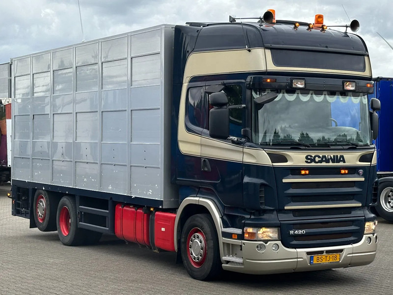 Scania R420 6x2 Topline / 3 Stock Animal Transport / Retarder / Euro 5 - Camion bétaillère: photos 2 Scania R420 6x2 Topline / 3 Stock Animal Transport / Retarder / Euro 5 - Camion bétaillère: photos 2