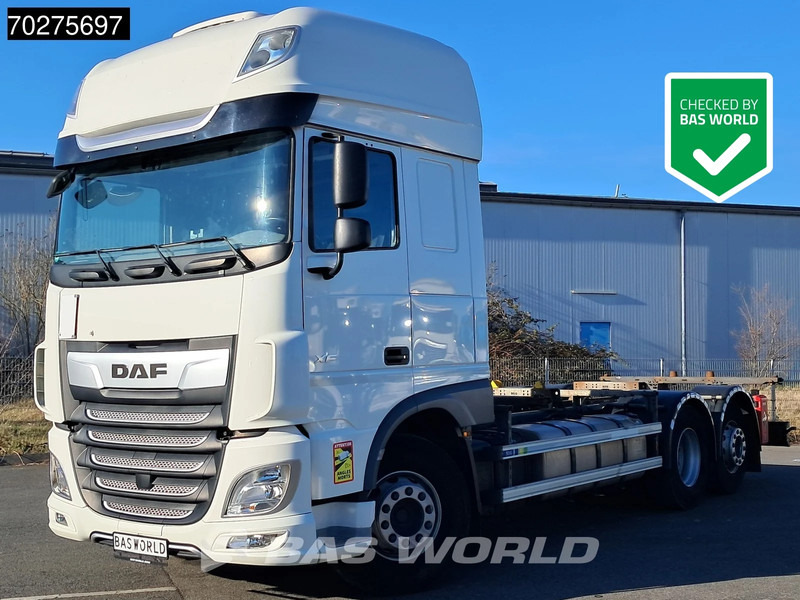 DAF XF 480 6X2 FAN SSC Retarder Lift+Lenkachse StandKlima ACC Euro 6 - Camion porte-conteneur/ Caisse mobile: photos 1 DAF XF 480 6X2 FAN SSC Retarder Lift+Lenkachse StandKlima ACC Euro 6 - Camion porte-conteneur/ Caisse mobile: photos 1