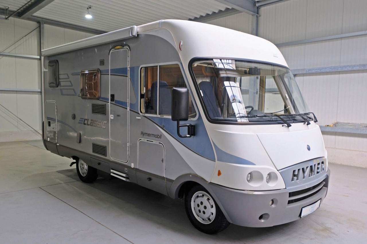 Camping-car intégral HYMER / ERIBA / HYMERCAR B 504 Classic/Festbett+Hubbett/Garage/Klima/Mar: photos 1