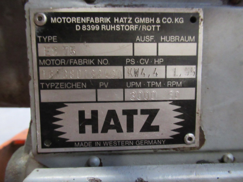 Plaque vibrante REVO Nemaco DM 3500 Hatz ES75 Diesel trilplaat: photos 7