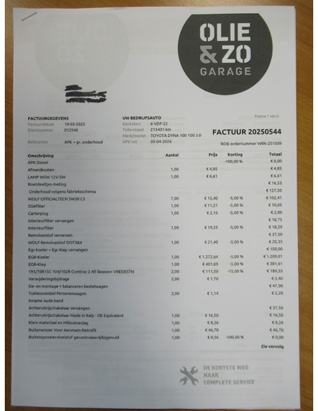 Utilitaire benne Toyota Dyna 100 3.0 D-4D 80KW Comfort Veegvuilkipper Tipper: photos 13 Utilitaire benne Toyota Dyna 100 3.0 D-4D 80KW Comfort Veegvuilkipper Tipper: photos 13