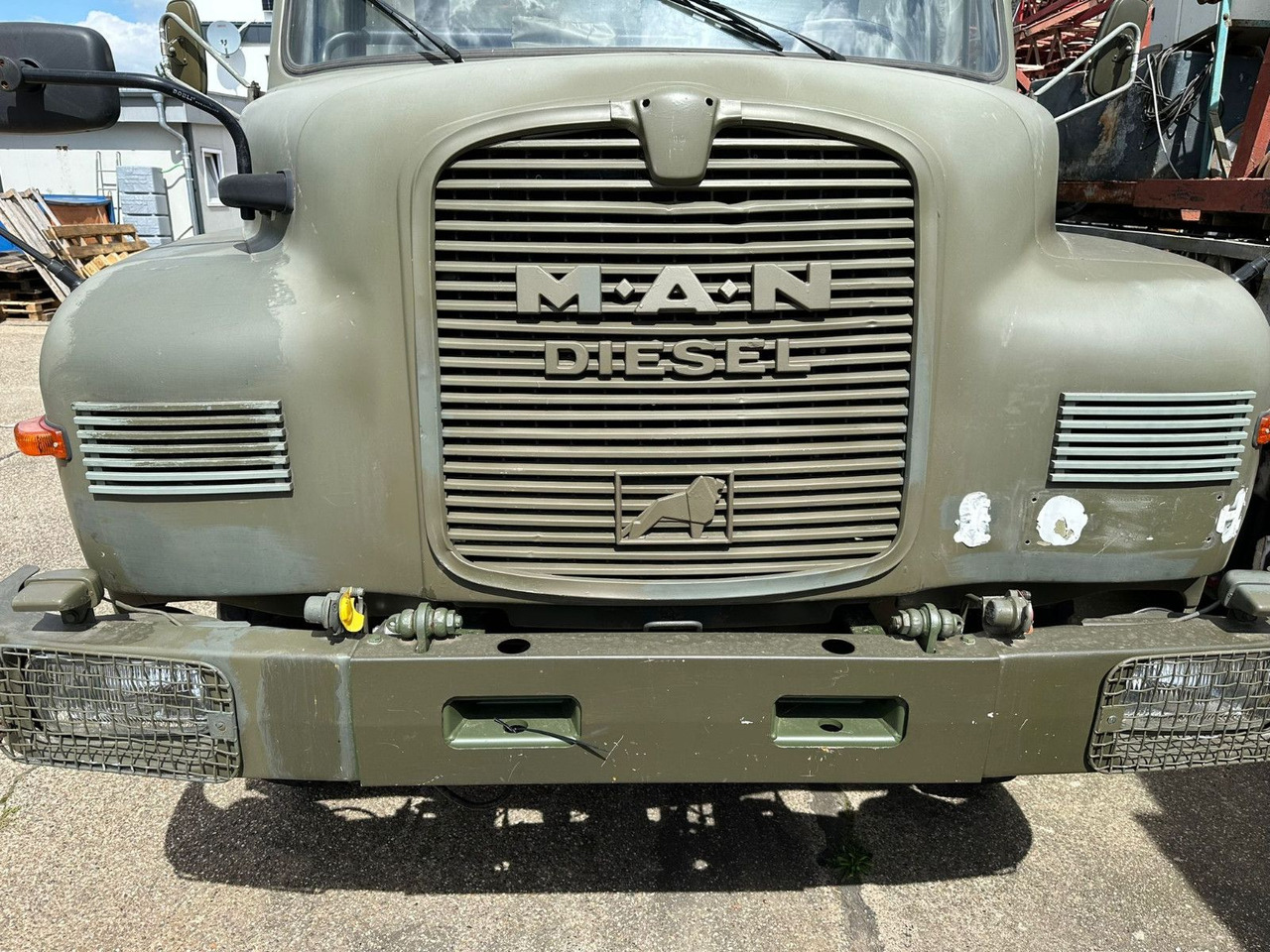 MAN 11.136 HA 4X4*H-zul.*schön*ex belg. Armee - Utilitaire rideaux coulissants (PLSC): photos 4 MAN 11.136 HA 4X4*H-zul.*schön*ex belg. Armee - Utilitaire rideaux coulissants (PLSC): photos 4