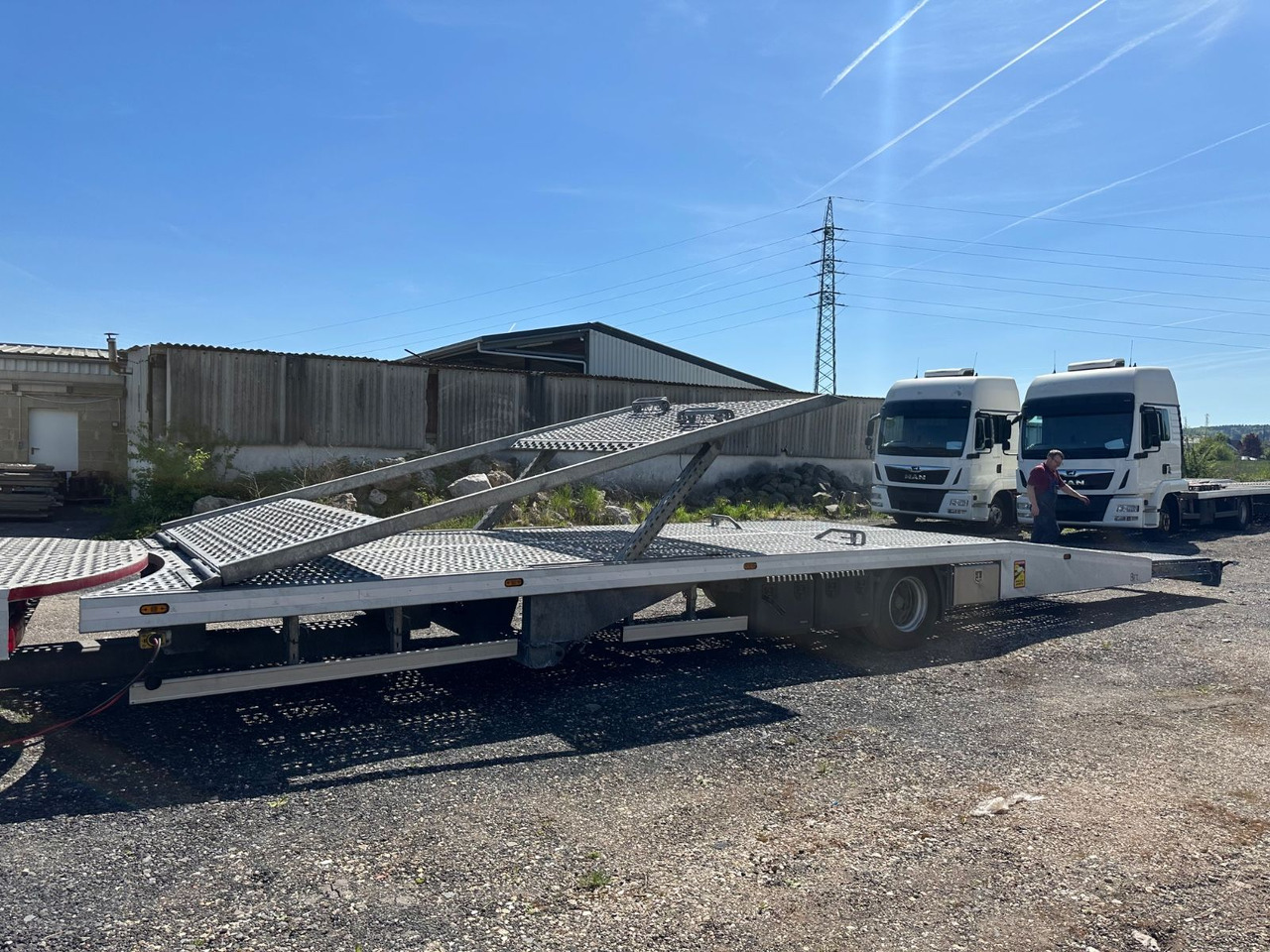 Camion porte-voitures Mercedes-Benz Atego 1024 Flachzug 2-Bett Winde VDI2700: photos 8