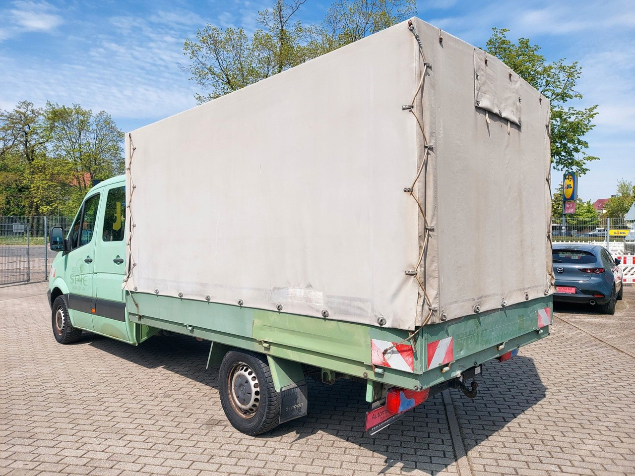 Mercedes-Benz Sprinter II Pritsche/DoKa 313 CDI KLIMA 7 SITZE - Utilitaire rideaux coulissants (PLSC), Utilitaire double cabine: photos 4 Mercedes-Benz Sprinter II Pritsche/DoKa 313 CDI KLIMA 7 SITZE - Utilitaire rideaux coulissants (PLSC), Utilitaire double cabine: photos 4
