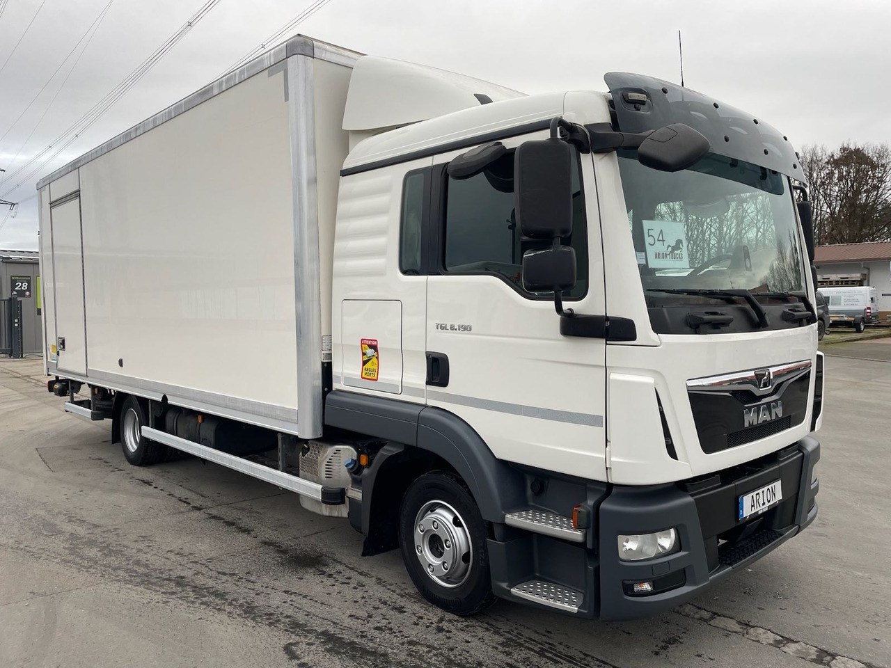MAN TGL 8.190 4x2 BL Koffer/LBW/PALFINGER/AC/EU6d - Camion fourgon: photos 1 MAN TGL 8.190 4x2 BL Koffer/LBW/PALFINGER/AC/EU6d - Camion fourgon: photos 1