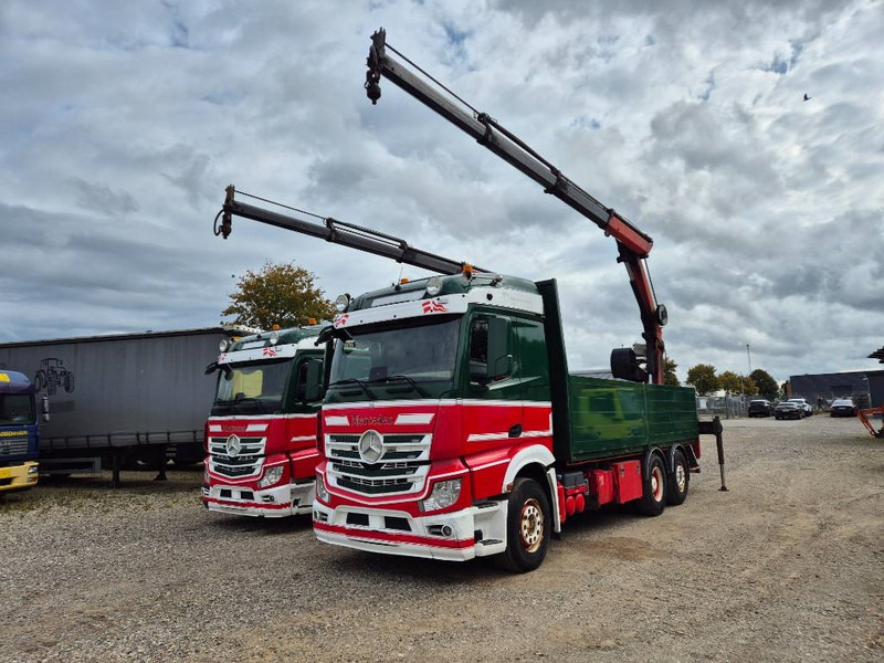 Mercedes-Benz Actros 2551/6x2 // Palfinger 16002 B // 2 x trucks - Camion grue: photos 3 Mercedes-Benz Actros 2551/6x2 // Palfinger 16002 B // 2 x trucks - Camion grue: photos 3