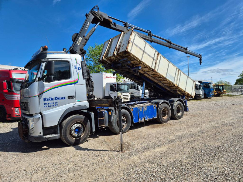 Volvo FH 460 8x2/4 //Hiab 166 E-4// 3 way tip - Camion grue: photos 1 Volvo FH 460 8x2/4 //Hiab 166 E-4// 3 way tip - Camion grue: photos 1