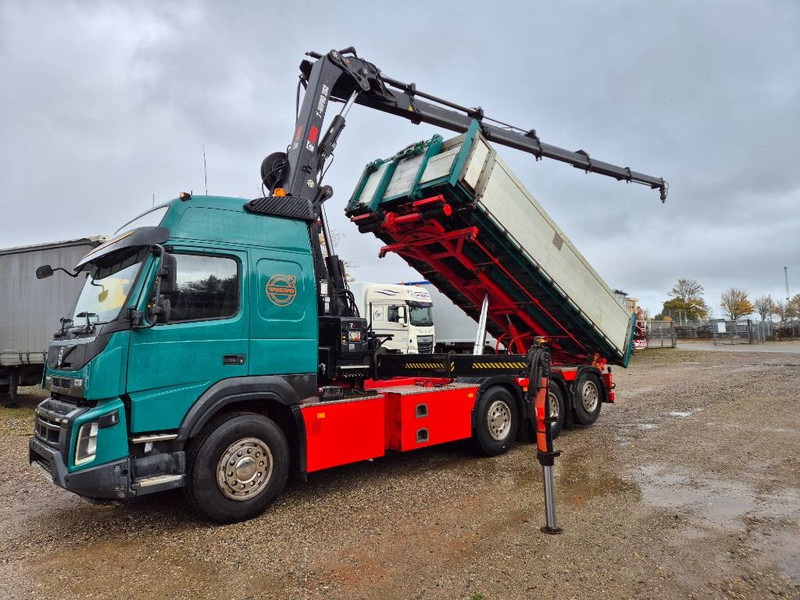 Volvo FMX 500 8x4 // HIAB X-HIPRO 262 EP-5 // 3-Tipper - Camion grue: photos 2 Volvo FMX 500 8x4 // HIAB X-HIPRO 262 EP-5 // 3-Tipper - Camion grue: photos 2
