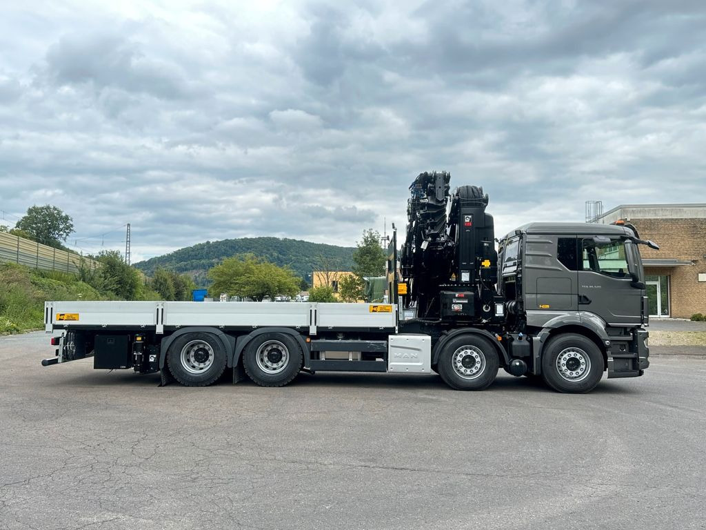 Camion grue, Camion plateau neuf MAN TGS 35.520 8x4 BL HIAB X-HIPRO 658 EP-6: photos 7