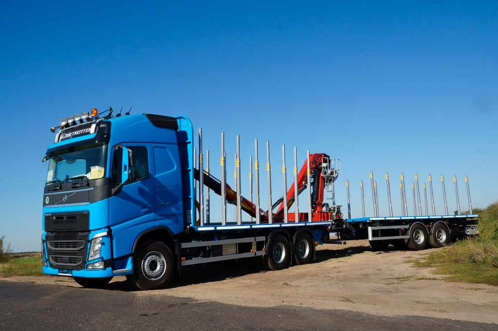 Volvo FH 540 6x4 LogLift EPSILON Plato - Camion grumier, Camion grue: photos 1 Volvo FH 540 6x4 LogLift EPSILON Plato - Camion grumier, Camion grue: photos 1